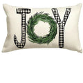 Axyaa Merry Christmas Tree Motto Green Pillowcase 30X50cm