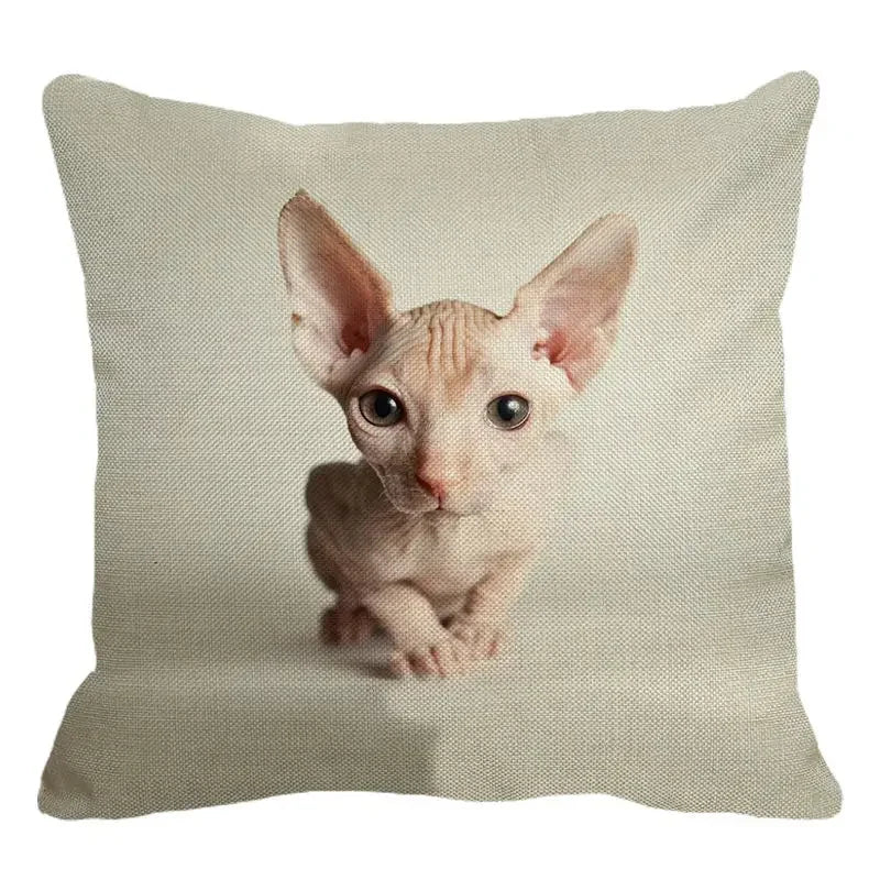 Cute Axyaa Sphinx Cat Cushion Cover 45X45cm - Home Sofa Decoration Pillowcase