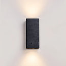 Axyaa Industrial LED Wall Lamp Black Travertine Stone Bathroom Mirror Stair Light