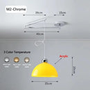 Axyaa Rocking Arm Pendant Chandelier for Living Room, Bedroom, Bar Table
