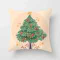 Axyaa Christmas Tree Throw Pillow Cover - Festive Home Decor