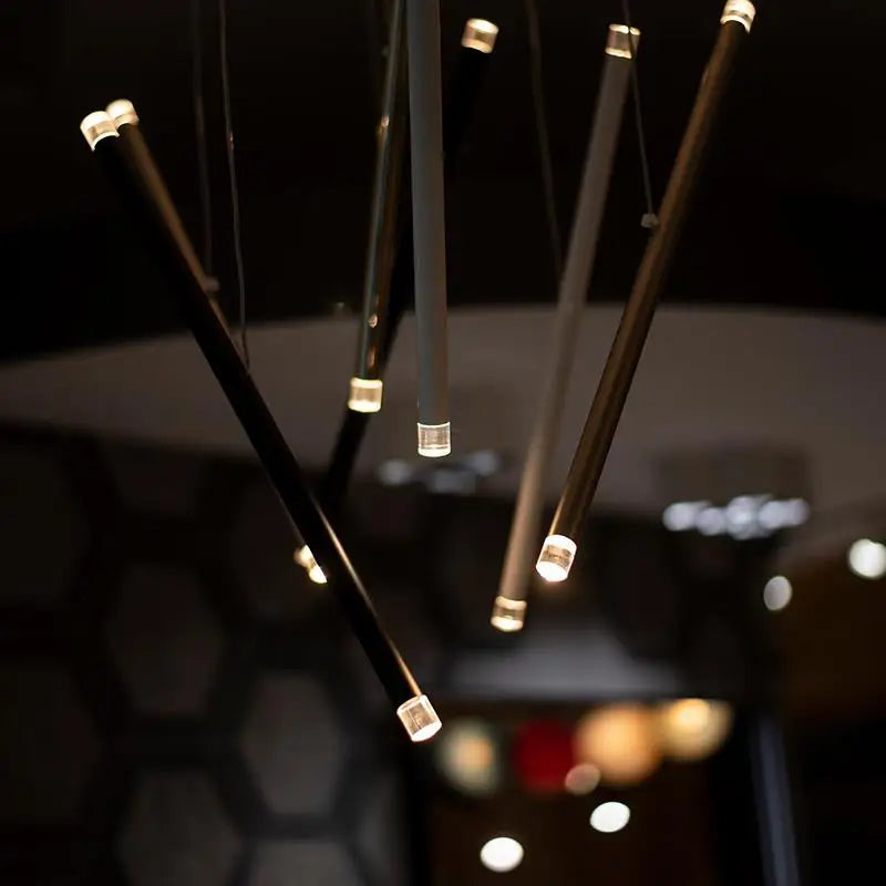 Axyaa Designer LED Chandelier for Luxury Indoor Lighting in Modern Villas