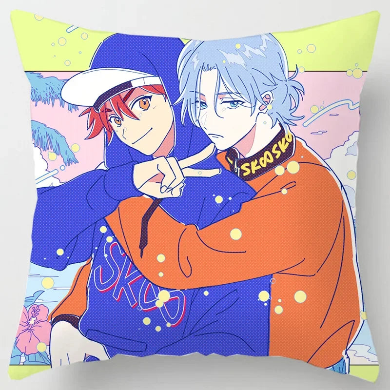 Axyaa SK8 Reki Kyan Miya Langa Pillow Case - Home Decor Cartoon Throw Pillowcases