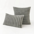 Axyaa Faux Fur Throw Pillow Covers - Soft Fluffy Couch Cushion Covers