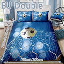 Axyaa Rose Leopard Print Bedding Set: Duvet Cover + 2 Pillowcases