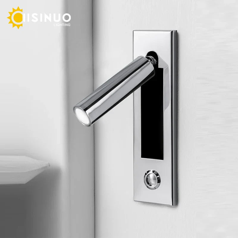 Axyaa Rotating LED Wall Lamp for Bedroom and Hallway Lighting