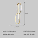 Axyaa Gold LED Wall Lamp Dimmable Wall Sconces Indoor Lighting