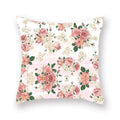Axyaa Small Flower Pattern Polyester Throw Pillow Cover - 45x45cm