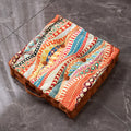 Axyaa Bohemian Velvet Mandala Floor Seat Cushion