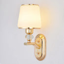 Axyaa Crystal Bedside Wall Sconce 12W LED Indoor Wall Lamp