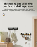 Axyaa Space Aluminum Kitchen Bathroom Hook Storage Rack Wall Hanging Hooks