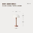 Axyaa Egg Tower Wood Table Lamp | Vertical Desk Light for Living Room Bedroom