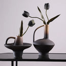 Axyaa Gradient Ceramic Vase Home Decor - Kiln-changed Retro Flowerpot Jar