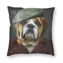 Axyaa Cute English Bulldog Floor Pillowcase for Home Decor