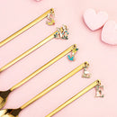 Axyaa Stainless Steel Cartoon Cutlery Set - Spoon Fork Dessert Ice Cream Coffee Cake Fork