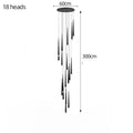 Axyaa Crystal LED Pendant Chandelier for Luxury Home Lighting