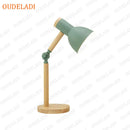 Axyaa Glass Table Lamp with LED Bulb and Button Switch