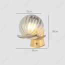Axyaa LED Glass Wall Lamp, Bedroom Living Room Decorative Lighting