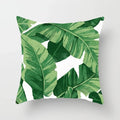 Axyaa Tropical Leaf Cactus Monstera Cushion Cover 45*45cm - Decorative Pillowcase