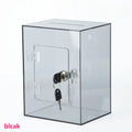 Axyaa Clear Acrylic Money Box with Lock and Keys - Large Capacity