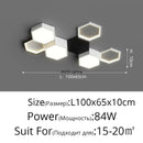 Axyaa Geometric LED Ceiling Lamp for Modern Minimalist Home Decor