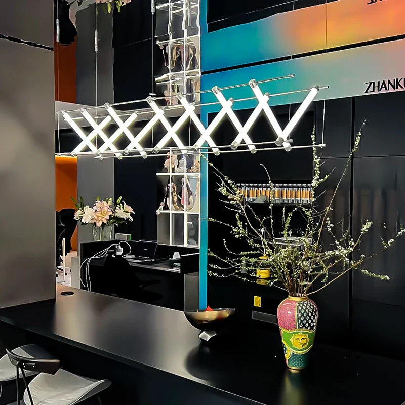 Axyaa Mazar LED Chandelier for Office, Bar, Hotel Lobby and Project Engineering