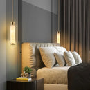 Natural Marble LED Pendant Lights Brass Nordic Lamp for Dining Room Kitchen Axyaa
