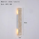 Axyaa Marble Wall Lamp G9 Bulb Indoor Parlor Kitchen Bedroom Stairs Stone Lighting