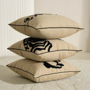Embroidered Animal Cushion Cover 45x45cm by Axyaa - Puppy Horse Panda Bunny Zebra