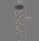 Axyaa Modern Stairway and Living Room Chandeliers: Indoor Lighting Fixtures