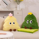 Axyaa Small Tree Plush Pillow for Bedroom Sofa and Bedhead Cushion