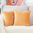 Axyaa Soft Solid Color Cushion Cover Set Luxury Home Decor Sofa Seat Pillow Case