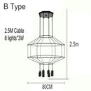 Axyaa LED Chandelier Modern Minimalist Line Indoor Lighting Fixture