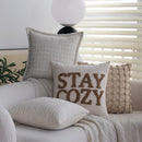 Nordic Style Decorative Cushion Cover for Living Room Sofa by Axyaa - 45x45