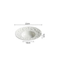 Axyaa Ceramic Dinner Plates & Soup Basin Set for Molecular Cuisine & Home Kitchen Elegance