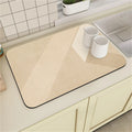 Axyaa Striped Geometry Kitchen Mat Set