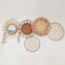 Axyaa Rattan Wall Hanging Scandinavian Wall Decor