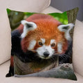 Axyaa Red Panda Print Pillowcase for Cute Wildlife Home Decor