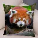 Axyaa Red Panda Print Pillowcase for Cute Wildlife Home Decor