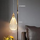Axyaa Nordic Crystal LED Ceiling Chandelier for Home Lighting in Living Room or Bedroom