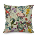 Axyaa Night Rose Linen Pillowcase - Decorative Floral Pillow Covers for Home Decor