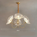 Axyaa Nordic Lotus Glass Pendant Lamp for Modern Luxury Interiors