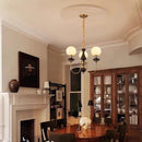 Axyaa Crystal Chandelier Pendant Light for Living and Dining Room