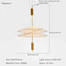 Axyaa Flying Saucer LED Chandelier for Dining Living Restaurant Bar