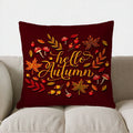 Axyaa Autumn Squirrels & Leaves Pillow Cover