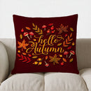 Axyaa Autumn Squirrels & Leaves Pillow Cover