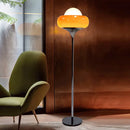Axyaa Modern Bauhaus Table Lamp - Yellow Cream Egg Tart Bedside Light