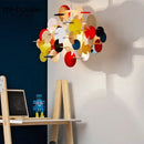 Axyaa Wooden Chandelier: Nordic Bau Pendant Lamp for Kids Room, Dining Room, Shop, or Coffee Decor