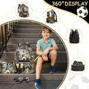 Axyaa Boys School Backpacks: 3PCS Elementary Student Aesthetic Backpacks, Ages 8-10, Kids