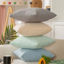 Axyaa Cotton Linen Pillow Cover Set for Home, Sofa & Car
